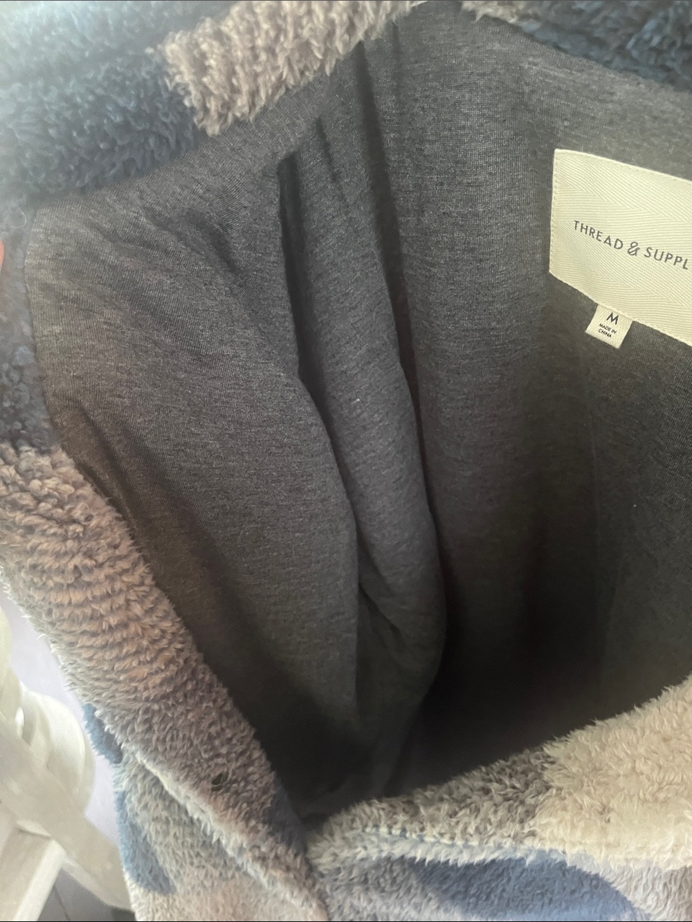 Thread & Supply Patchwork Teddy Jacket - Picture 5 of 5